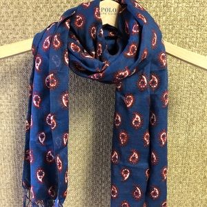 Polo Ralph Lauren printed paisley scarf